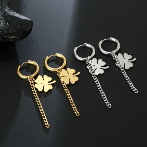 Clover Earrings Stainless